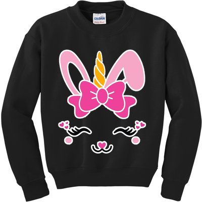 Cute Easter Bunny Unicorn Magical Kids Sweatshirt