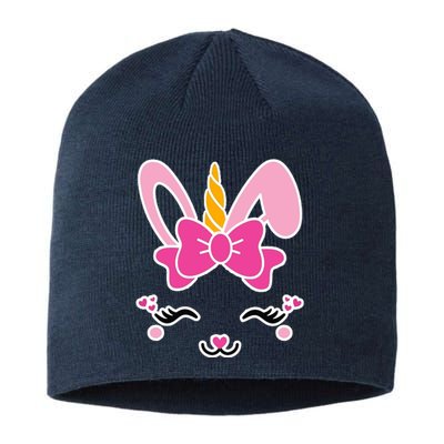 Cute Easter Bunny Unicorn Magical Sustainable Beanie