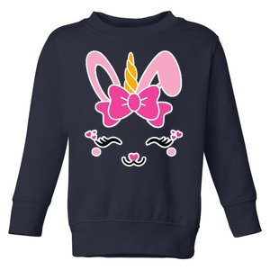 Cute Easter Bunny Unicorn Magical Toddler Sweatshirt