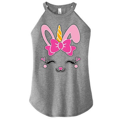 Cute Easter Bunny Unicorn Magical Women's Perfect Tri Rocker Tank