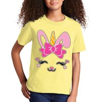 Cute Easter Bunny Unicorn Magical Kids T-Shirt