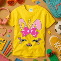 Cute Easter Bunny Unicorn Magical Kids T-Shirt