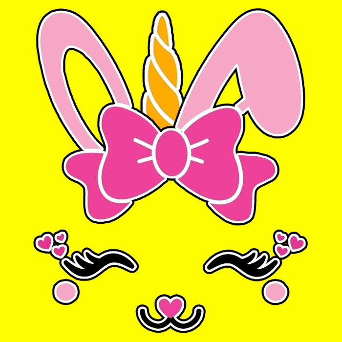 Cute Easter Bunny Unicorn Magical Kids T-Shirt