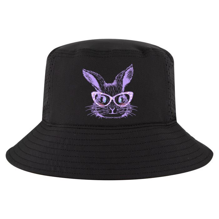 Cute Easter Bunny With Glasses Cool Comfort Performance Bucket Hat