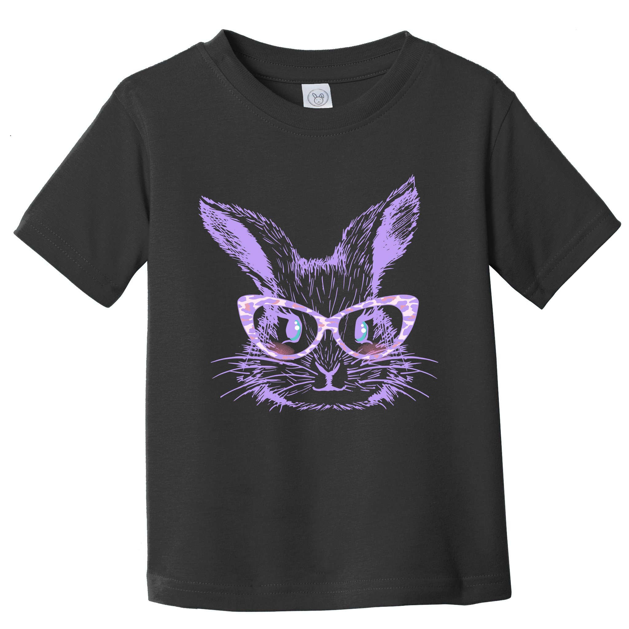 Cute Easter Bunny With Glasses Toddler T-Shirt