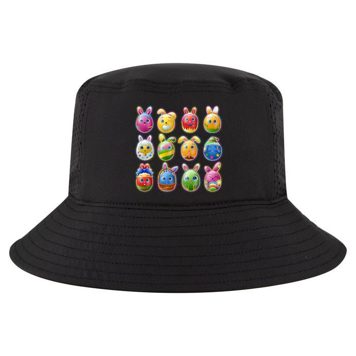 Cute Easter Eggs Cool Comfort Performance Bucket Hat