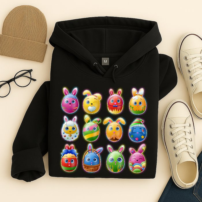 Cute Easter Eggs Hoodie