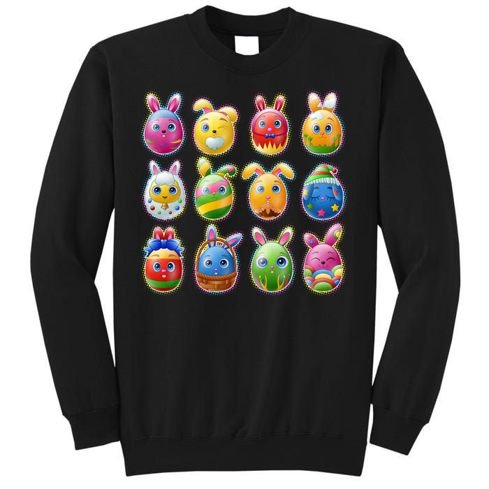 Cute Easter Eggs Sweatshirt