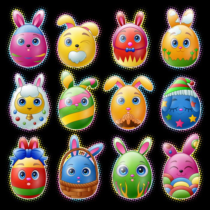 Cute Easter Eggs Backpack