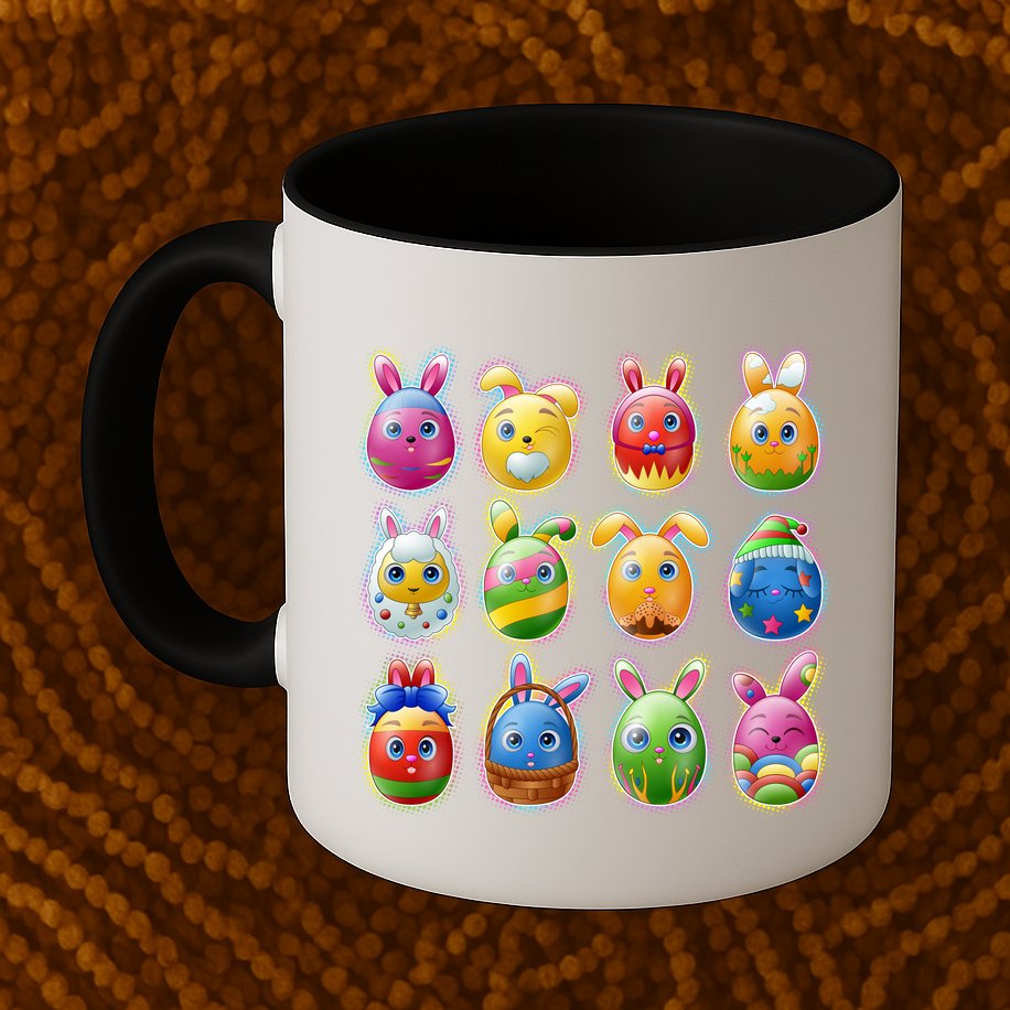 Cute Easter Eggs Mug