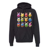 Cute Easter Eggs Premium Hoodie