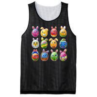 Cute Easter Eggs Mesh Reversible Basketball Jersey Tank