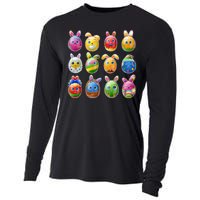 Cute Easter Eggs Cooling Performance Long Sleeve Crew