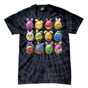 Cute Easter Eggs Tie-Dye T-Shirt