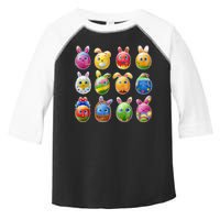 Cute Easter Eggs Toddler Fine Jersey T-Shirt