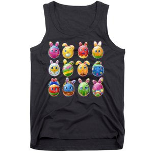 Cute Easter Eggs Tank Top