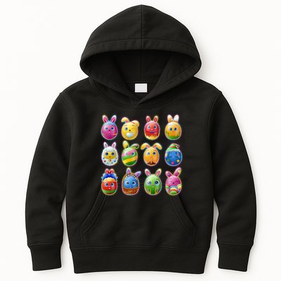 Cute Easter Eggs Kids Hoodie