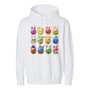 Cute Easter Eggs Garment-Dyed Fleece Hoodie