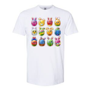 Cute Easter Eggs Softstyle CVC T-Shirt