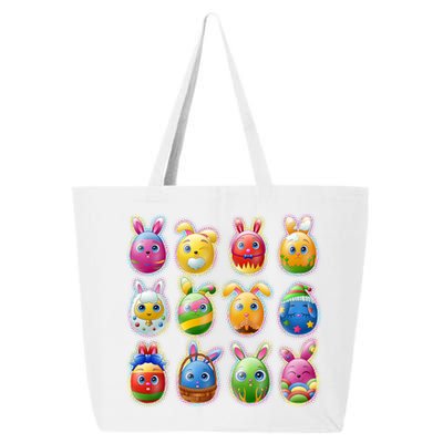 Cute Easter Eggs 25L Jumbo Tote