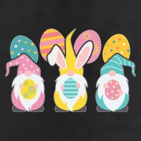 Cute Easter Holiday Gnomes 7 Panel Mesh Trucker Snapback Hat