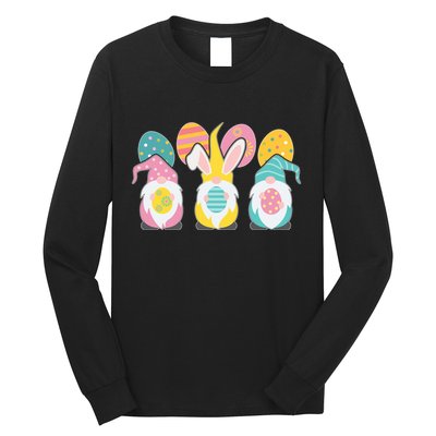 Cute Easter Holiday Gnomes Long Sleeve Shirt