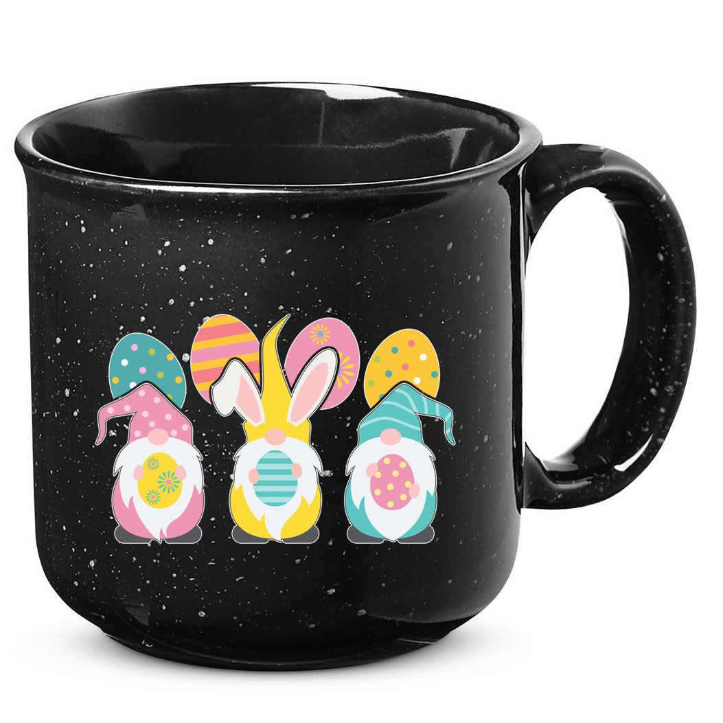 Cute Easter Holiday Gnomes 15oz Campfire Ceramic Mug