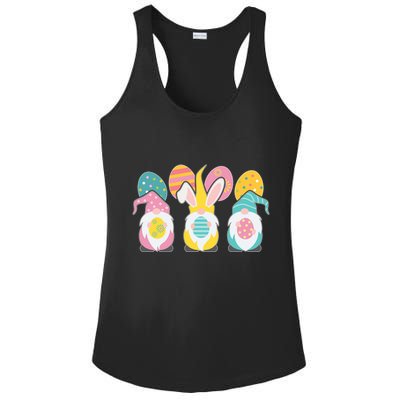 Cute Easter Holiday Gnomes Ladies PosiCharge Competitor Racerback Tank