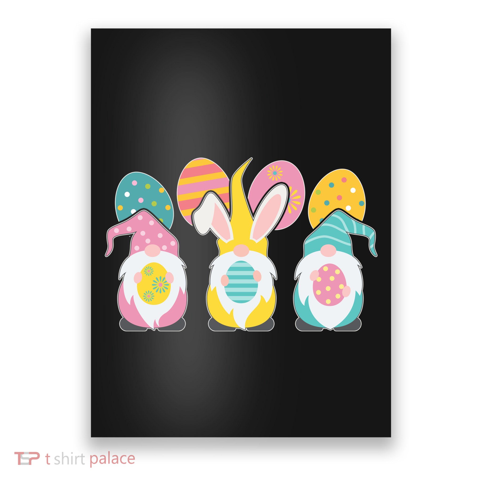 Cute Easter Holiday Gnomes Poster