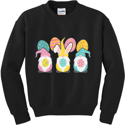 Cute Easter Holiday Gnomes Kids Sweatshirt