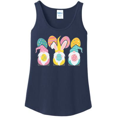 Cute Easter Holiday Gnomes Ladies Essential Tank