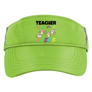 Cute Easter: Teacher Of The Cutest Peeps Adult Drive Performance Visor