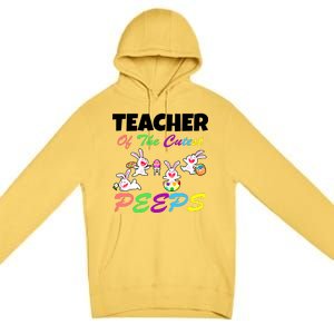 Cute Easter: Teacher Of The Cutest Peeps Premium Pullover Hoodie