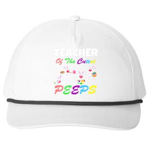 Cute Easter: Teacher Of The Cutest Peeps Snapback Five-Panel Rope Hat