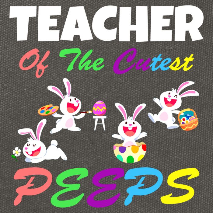 Cute Easter: Teacher Of The Cutest Peeps Cotton Canvas Backpack