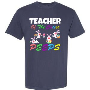 Cute Easter: Teacher Of The Cutest Peeps Garment-Dyed Heavyweight T-Shirt