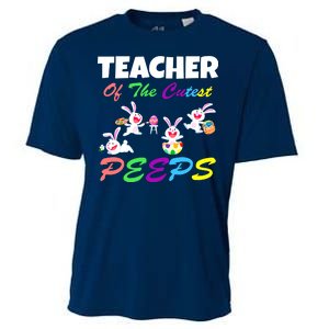 Cute Easter: Teacher Of The Cutest Peeps Cooling Performance Crew T-Shirt