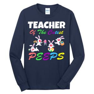 Cute Easter: Teacher Of The Cutest Peeps Tall Long Sleeve T-Shirt