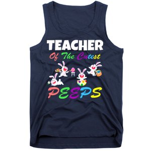 Cute Easter: Teacher Of The Cutest Peeps Tank Top