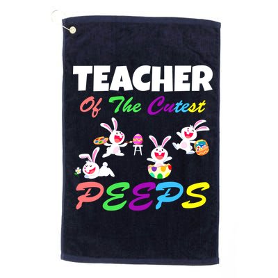Cute Easter: Teacher Of The Cutest Peeps Golf Towel