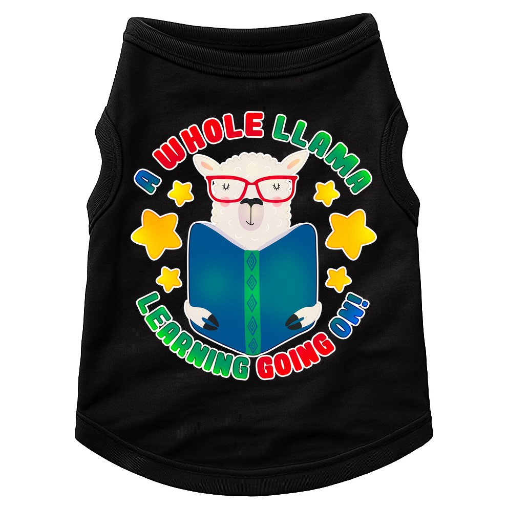 Cute Educational - A Whole Llama Learning Doggie Tank
