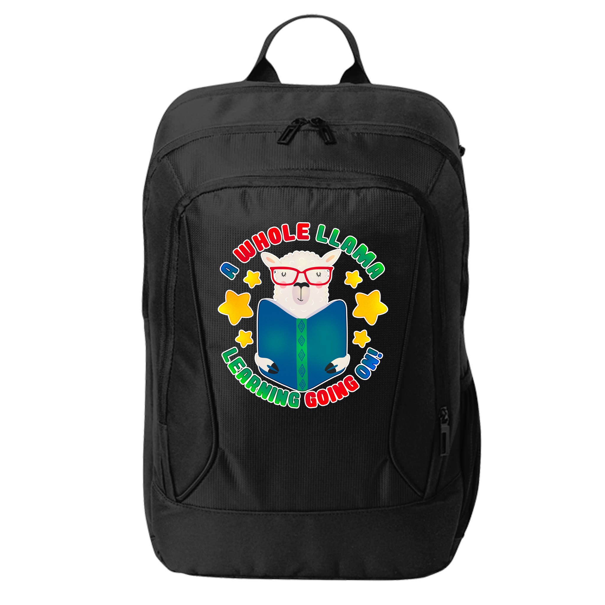 Cute Educational - A Whole Llama Learning City Backpack