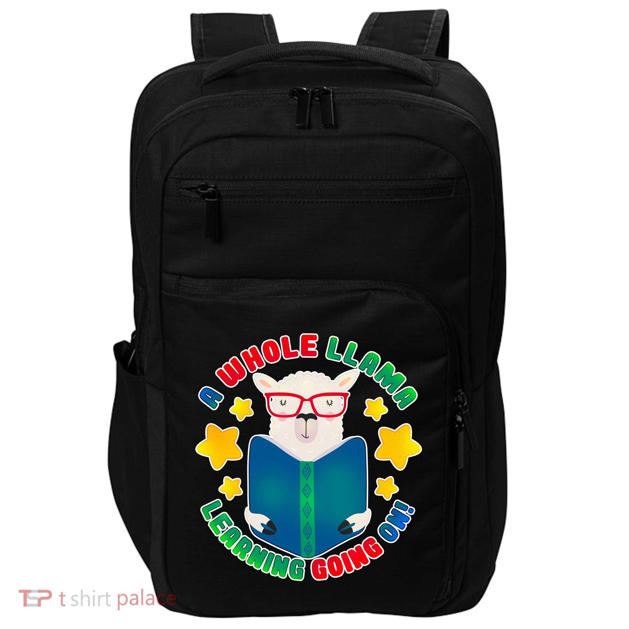 Cute Educational - A Whole Llama Learning Impact Tech Backpack