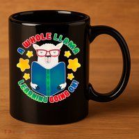 Cute Educational - A Whole Llama Learning 11oz C Handle Ceramic Mug