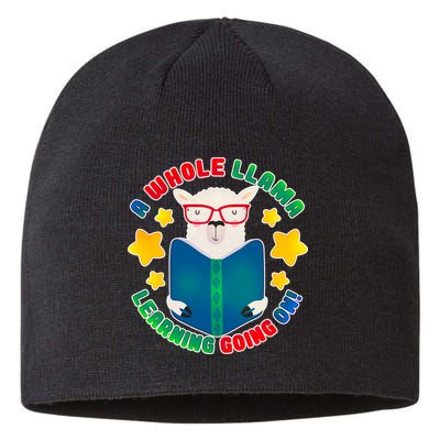 Cute Educational - A Whole Llama Learning Sustainable Beanie
