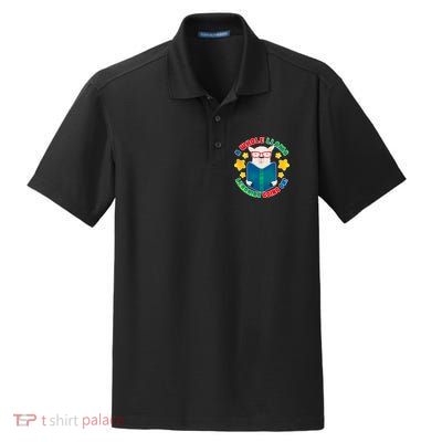 Cute Educational - A Whole Llama Learning Dry Zone Grid Polo
