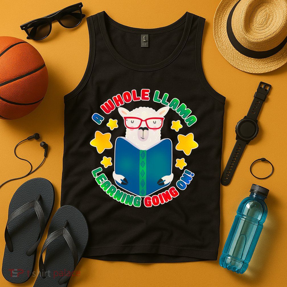 Cute Educational - A Whole Llama Learning Tank Top