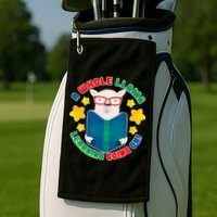 Cute Educational - A Whole Llama Learning Golf Towel