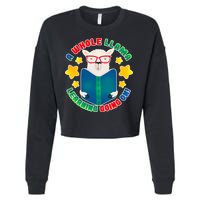 Cute Educational - A Whole Llama Learning Cropped Pullover Crew