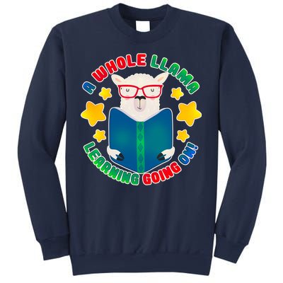 Cute Educational - A Whole Llama Learning Sweatshirt